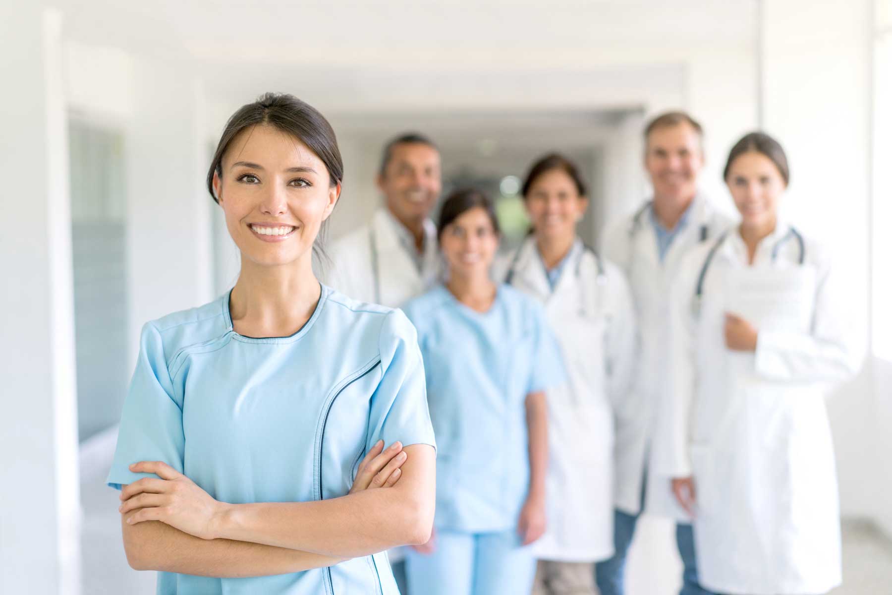 Nurse working at the hospital 510392250 3867x2579